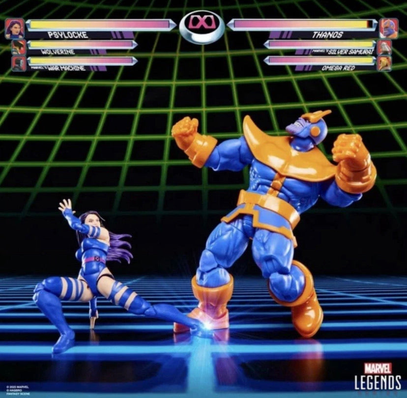 Marvel Legends Series Gamerverse Psylocke vs. Thanos
