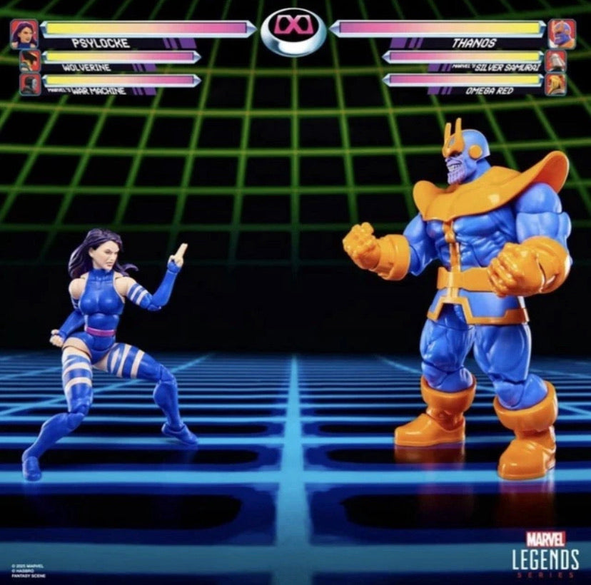 Marvel Legends Series Gamerverse Psylocke vs. Thanos