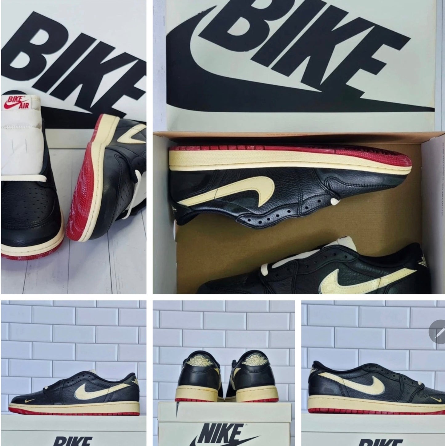 Nigel Sylvester x Air Jordan 1 Retro Low OG 'Better With Time' IB8958-001 Men’s Size 12