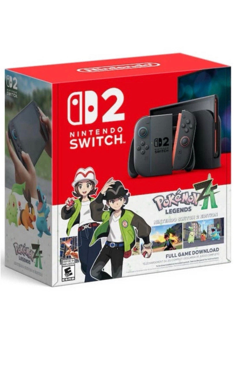 Nintendo Switch 2 Console Pokémon Legends Z-A Bundle