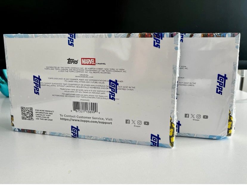 2025 Topps Chrome Marvel Comics Hobby Box PRICE PER BOX