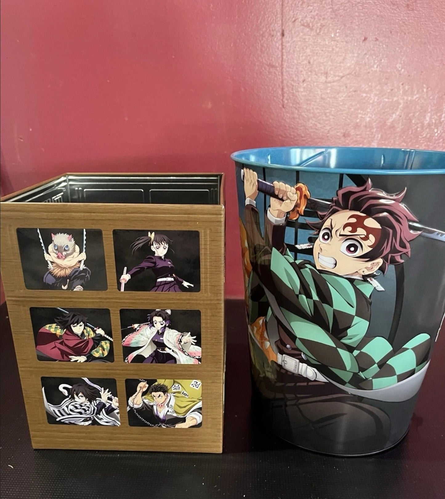 Demon Slayer: Kimetsu No Yaiba Popcorn Tin with Round Bucket Combo