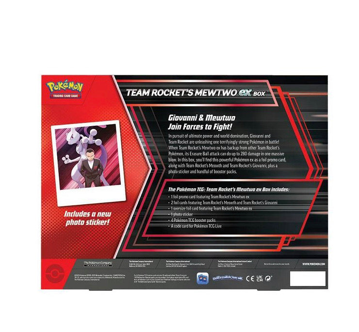 Pokémon TCG Team Rocket's Mewtwo EX Box
