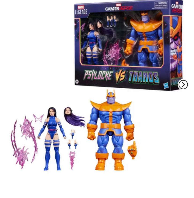Marvel Legends Series Gamerverse Psylocke vs. Thanos