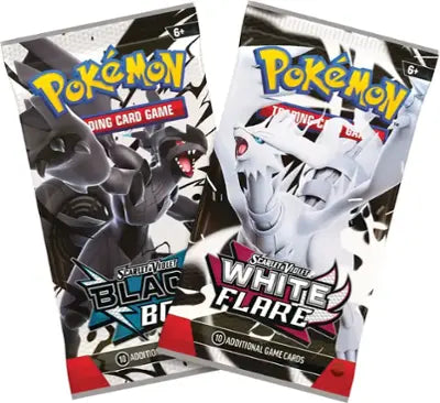 Pokemon TCG Black Bolt & White Flare Mini Tin 8 Piece Set