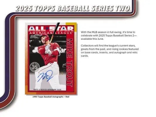 2025 Topps Series 2 MLB Baseball New Licensed Trading Cards FREE SHIPPING Lot of 4