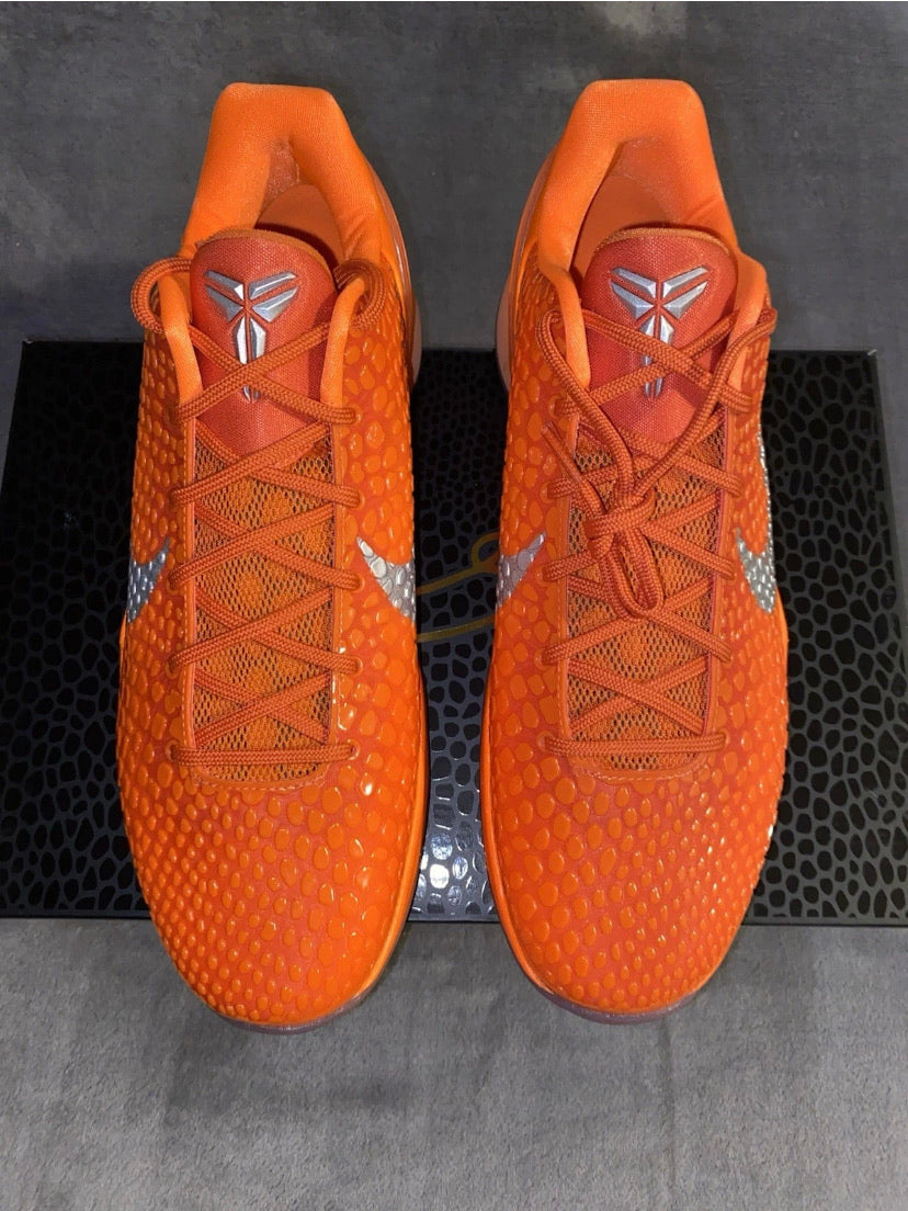 Size 13 Nike Kobe 6 Protro Total Orange Style # IH1871-800