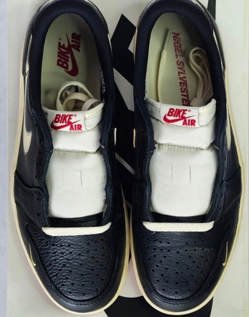 Nigel Sylvester x Air Jordan 1 Retro Low OG 'Better With Time' IB8958-001 Men’s Size 12