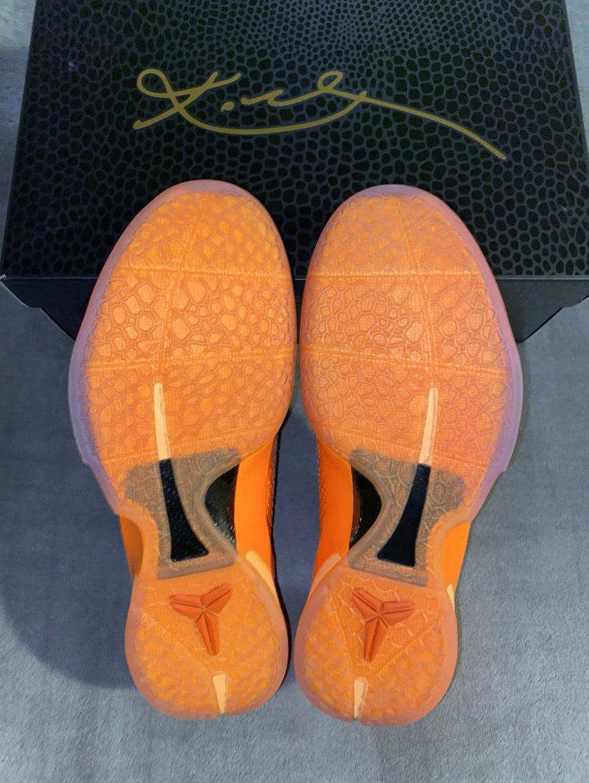 Size 13 Nike Kobe 6 Protro Total Orange Style # IH1871-800