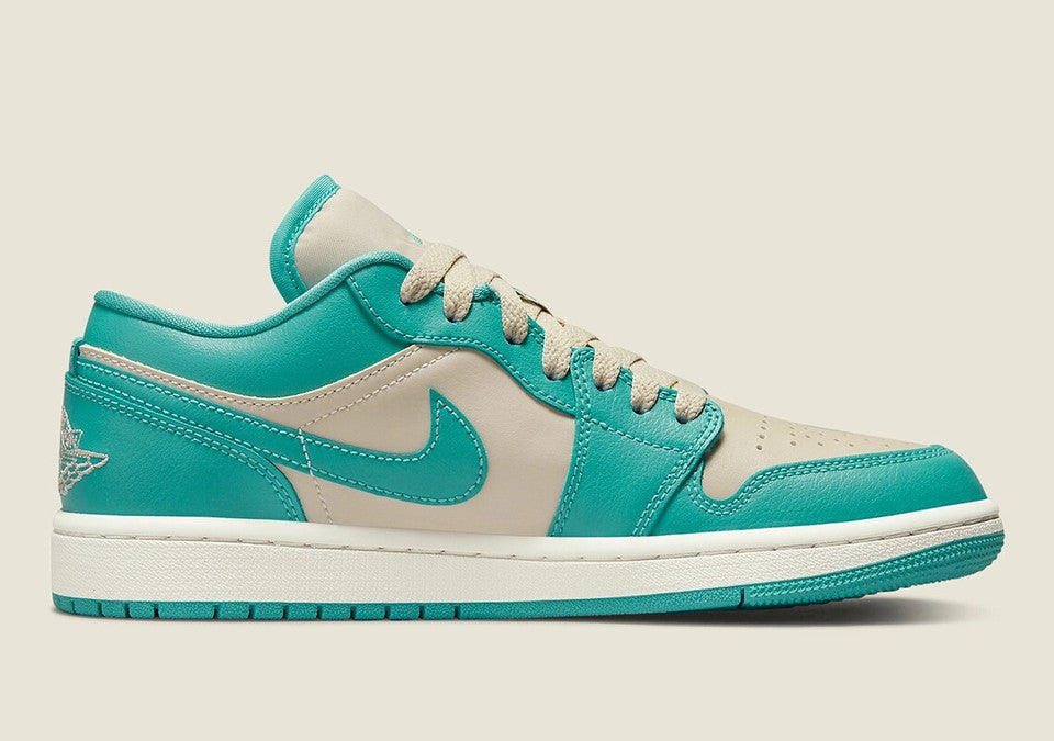 Wmns Air Jordan 1 Low 'Tropical Teal Sandy Beige' Size 11