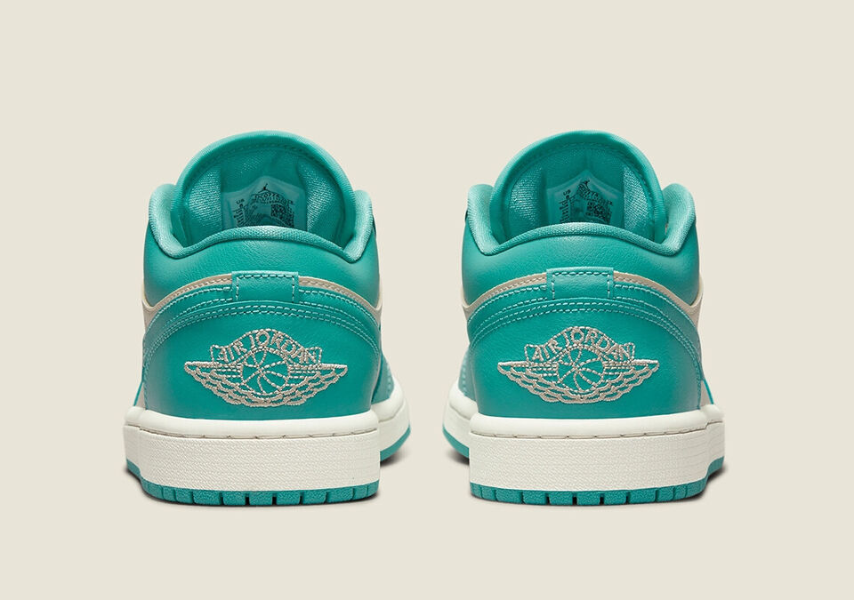 Wmns Air Jordan 1 Low 'Tropical Teal Sandy Beige' Size 11