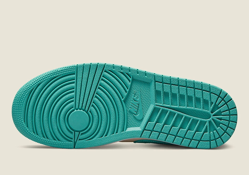 Wmns Air Jordan 1 Low 'Tropical Teal Sandy Beige' Size 11