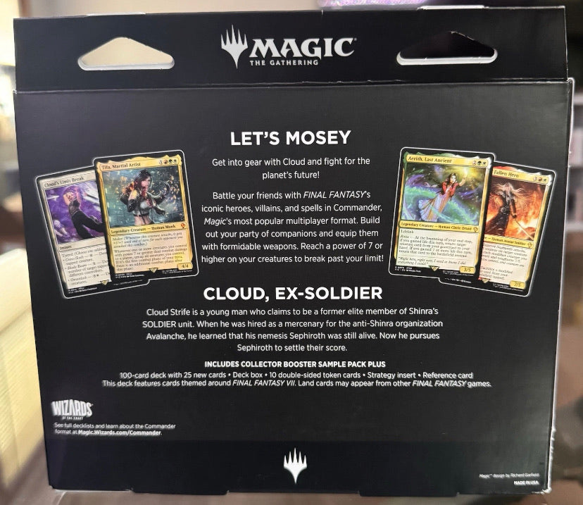 Magic The Gathering Final Fantasy VII 7 Commander Deck Limit Break