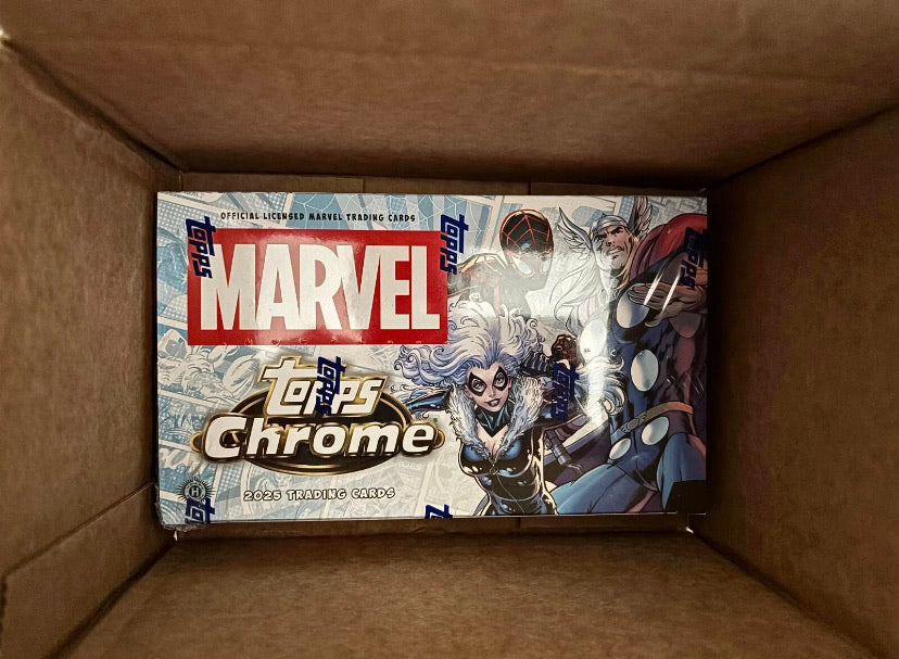 2025 Topps Chrome Marvel Comics Hobby Box PRICE PER BOX