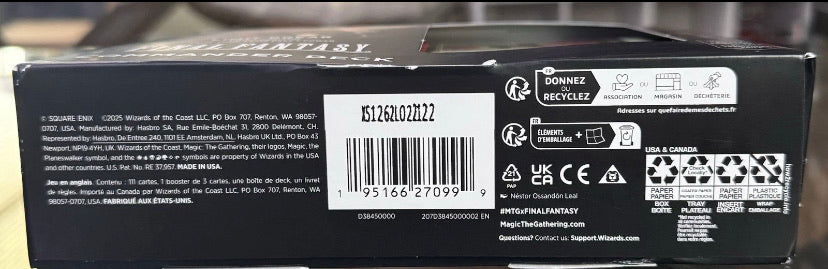 Magic The Gathering Final Fantasy VII 7 Commander Deck Limit Break