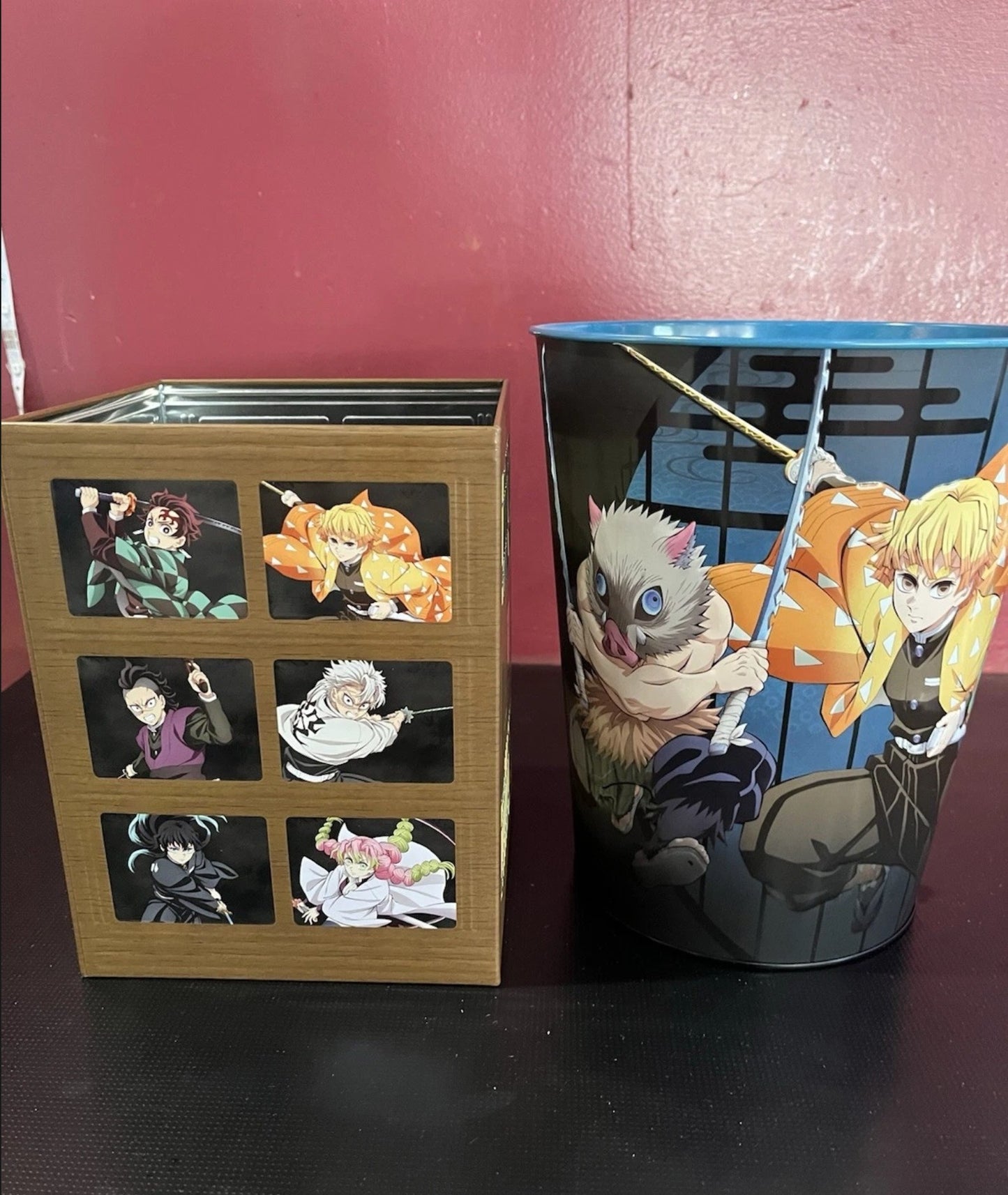 Demon Slayer: Kimetsu No Yaiba Popcorn Tin with Round Bucket Combo