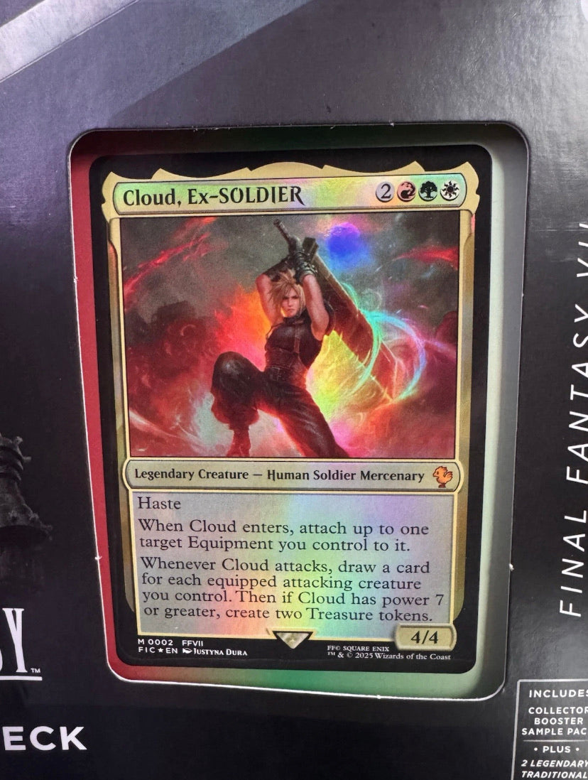 Magic The Gathering Final Fantasy VII 7 Commander Deck Limit Break