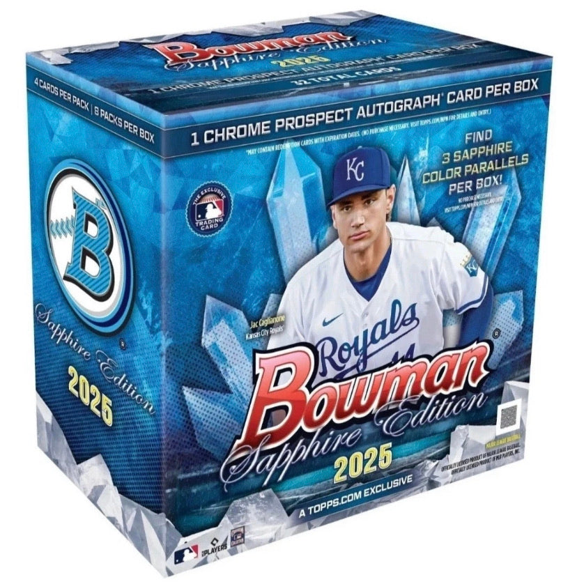 2025 Bowman Baseball SAPPHIRE EDITION Hobby Box Sealed