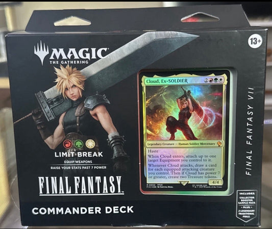 Magic The Gathering Final Fantasy VII 7 Commander Deck Limit Break