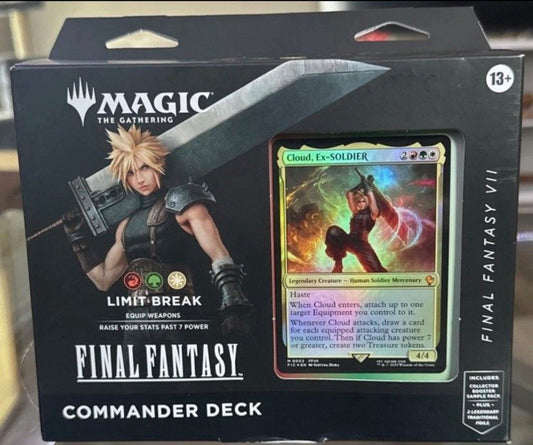 Magic The Gathering Final Fantasy VII 7 Commander Deck Limit Break